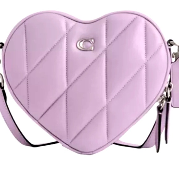Coach Handbags - Heart Crossbody Bag With Quilting NEW beautiful
